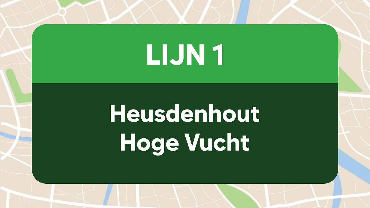 Lijn 1 Heusdenhout - CS - Hoge Vucht