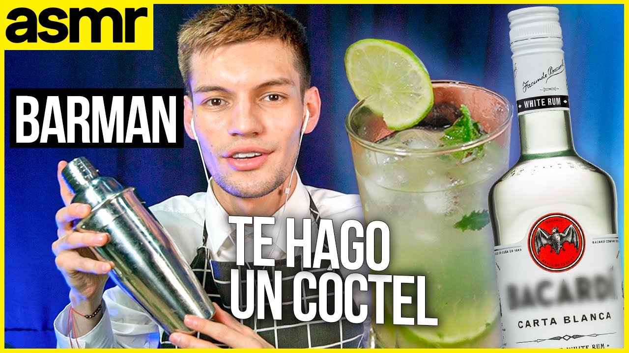 ASMR roleplay para dormir barman - asmr español