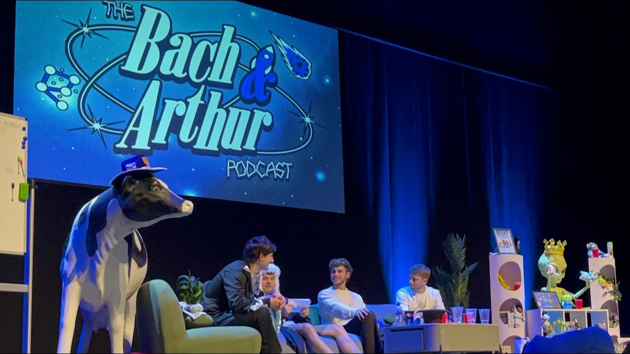Bach & Arthur Podcast Live Show Vlog! + George and Chris
