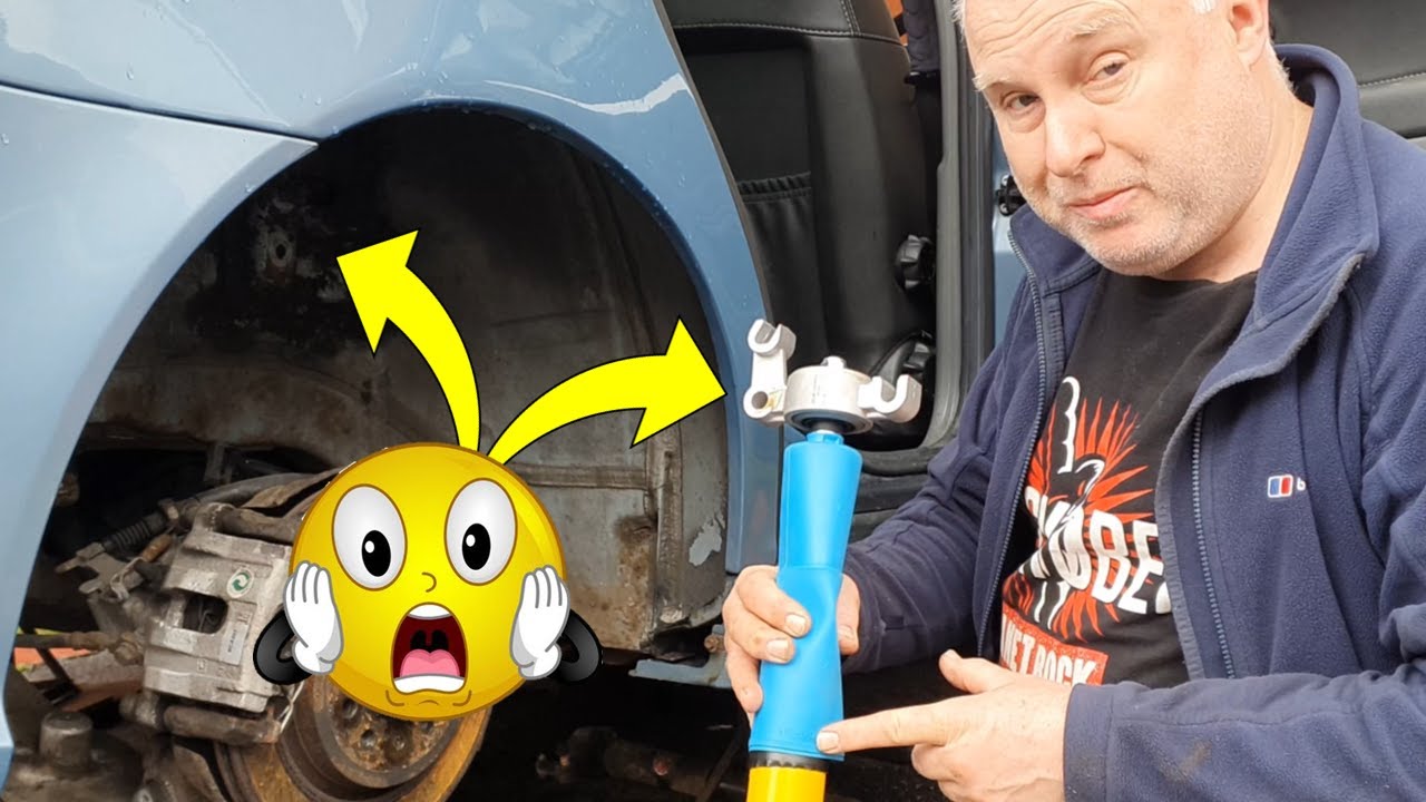 Uh-oh❗BROKEN Saab 9-3 Rear Shock Mount FIXINGS 🙁
