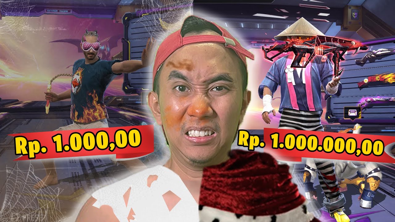 GOKIL AKUN Rp. 1.000,00 VS Rp. 1.000.000,00!!!