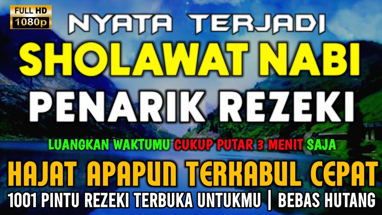 SHOLAWAT PENARIK REZEKI PALING DAHSYAT, Sholawat Nabi Muhammad SAW, SHOLAWAT JIBRIL PALING MERDU