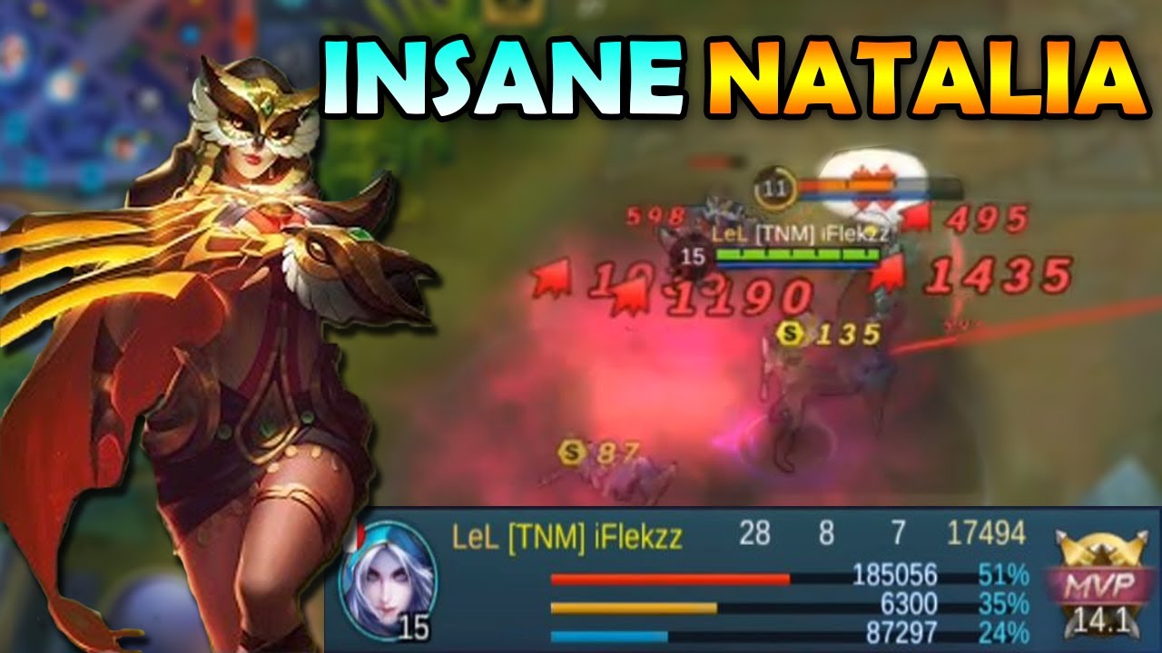INSANE NATALIA GAME - HUGE DAMAGE! MOBILE LEGENDS