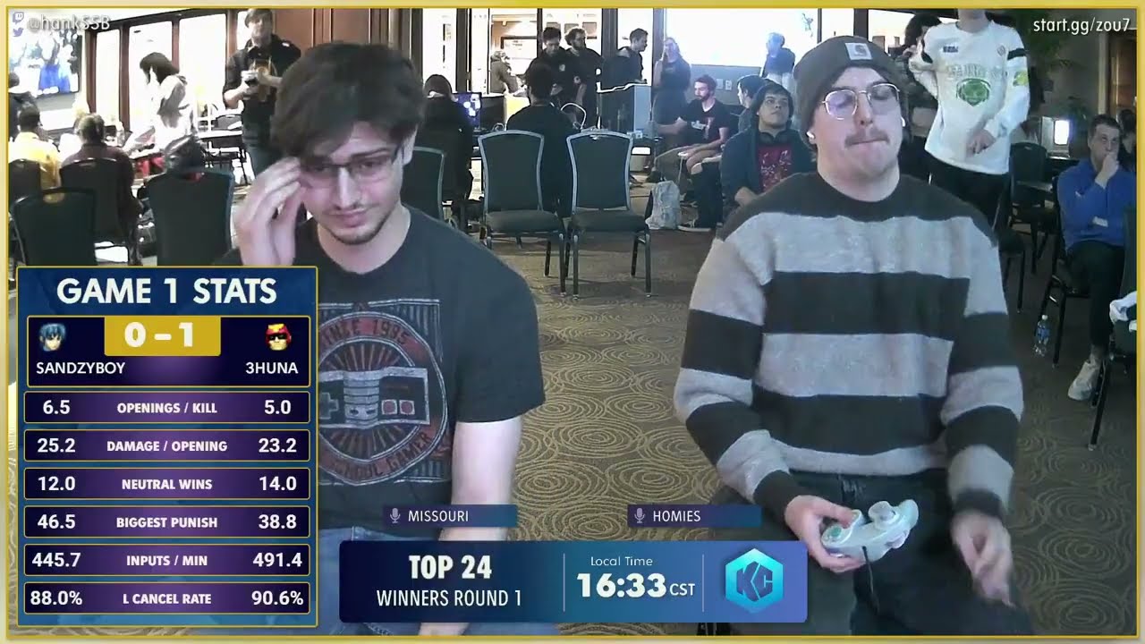 The Zou 7 Melee Singles Top 24