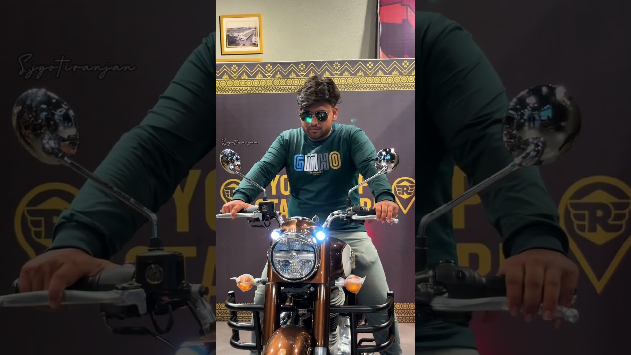 New classic 350 medallion bronze #royalenfield #newbike #viralvideo
