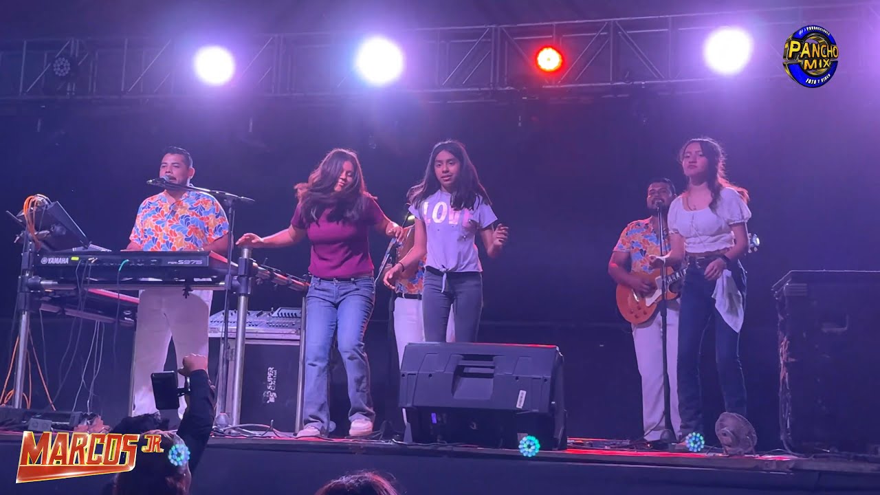 Marcos jr. en vivo La cumbia del sapito - y el pasito de Ozuluama desde monte alto Altamira