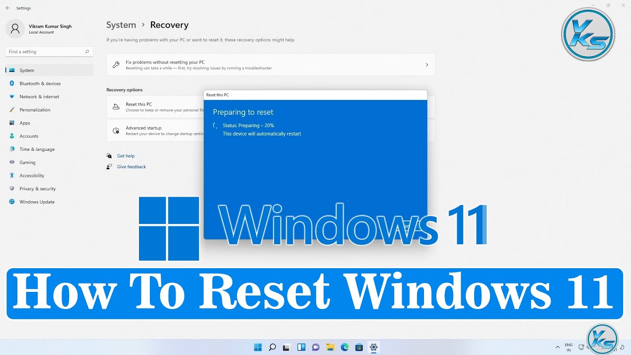 ✅ How To Reset Windows 11 To Factory Settings
