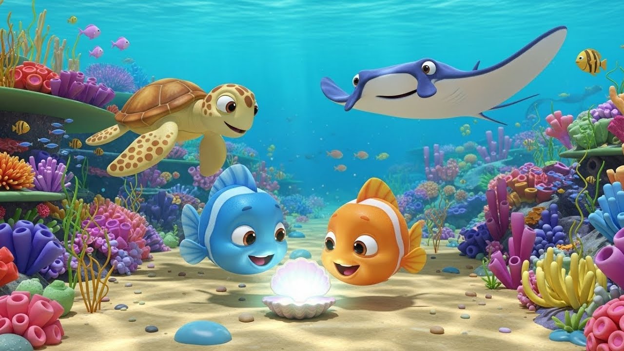 Five Little Fishies Splash Song 🐠💦 | Fun Nursery Rhymes & Kids Songs for Toddlers 🎶👶