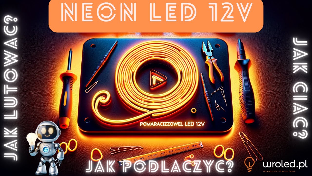 Neon LED 12V :  Cięcie, Lutowanie, Sterowanie i Kreatywne Projekty! | wroLED