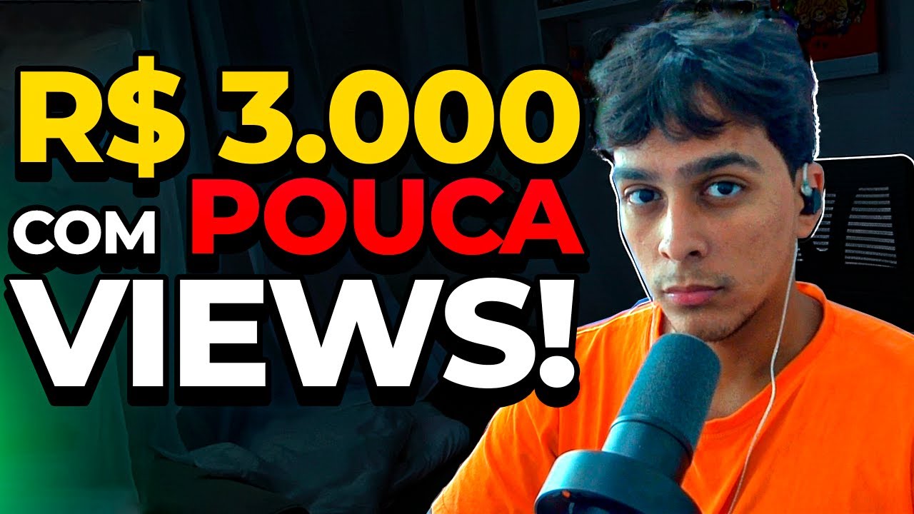 Quanto eu Ganho no YouTube com Poucas views!