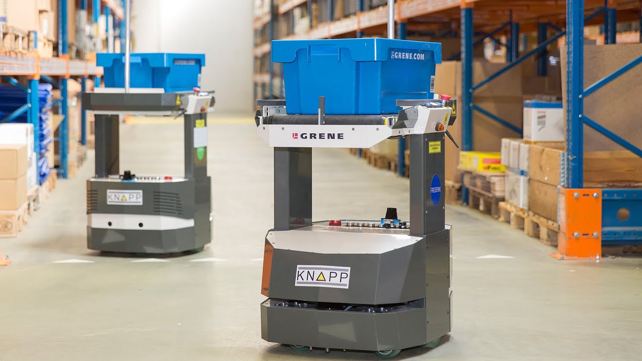 KNAPP &ndash; Flexible transport with the free-moving Open Shuttles