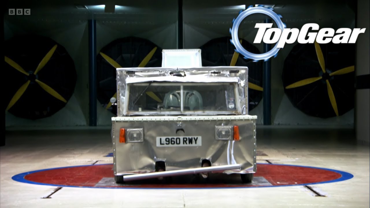 DIY Electric Car WIND TUNNEL Top Gear | 4K AI Upscale #topgear #thegrandtour