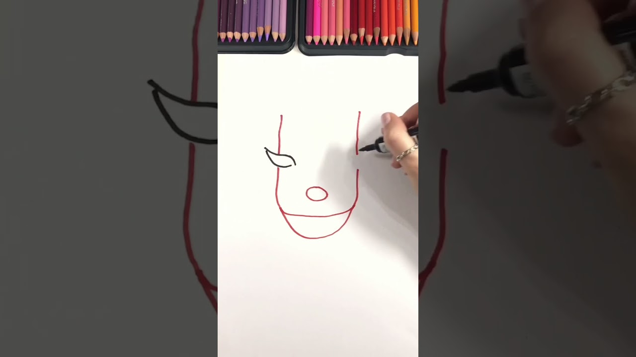 Disegno IT Pennywise da 0% a 100%