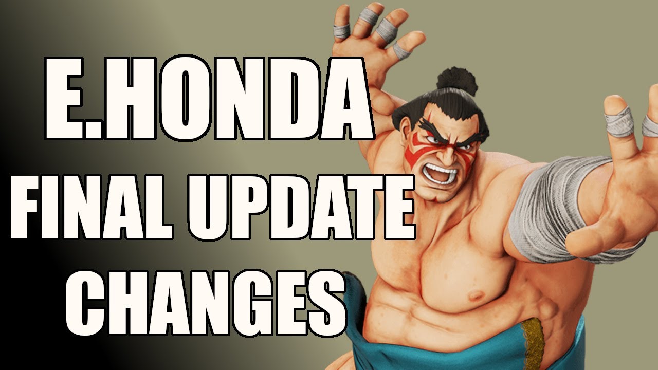 SFV FINAL update Honda balance changes (More SLAPS)