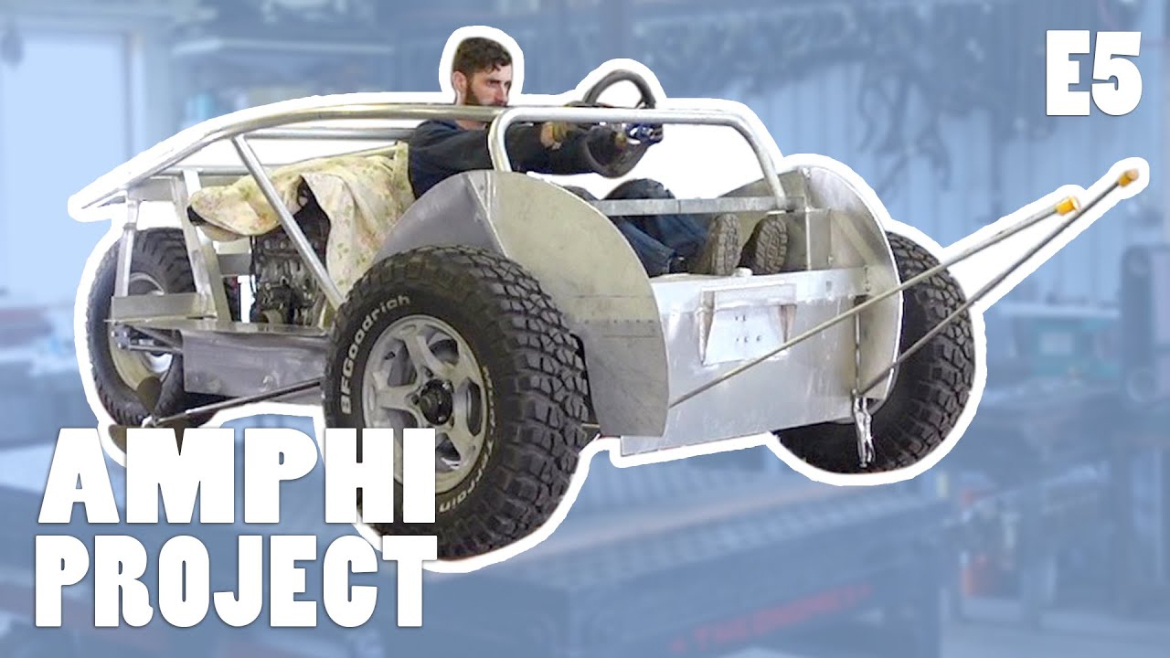 Design Challenges - Amphibious Project Three Wheeled Reverse Trike Vehicle Build | Ep.5