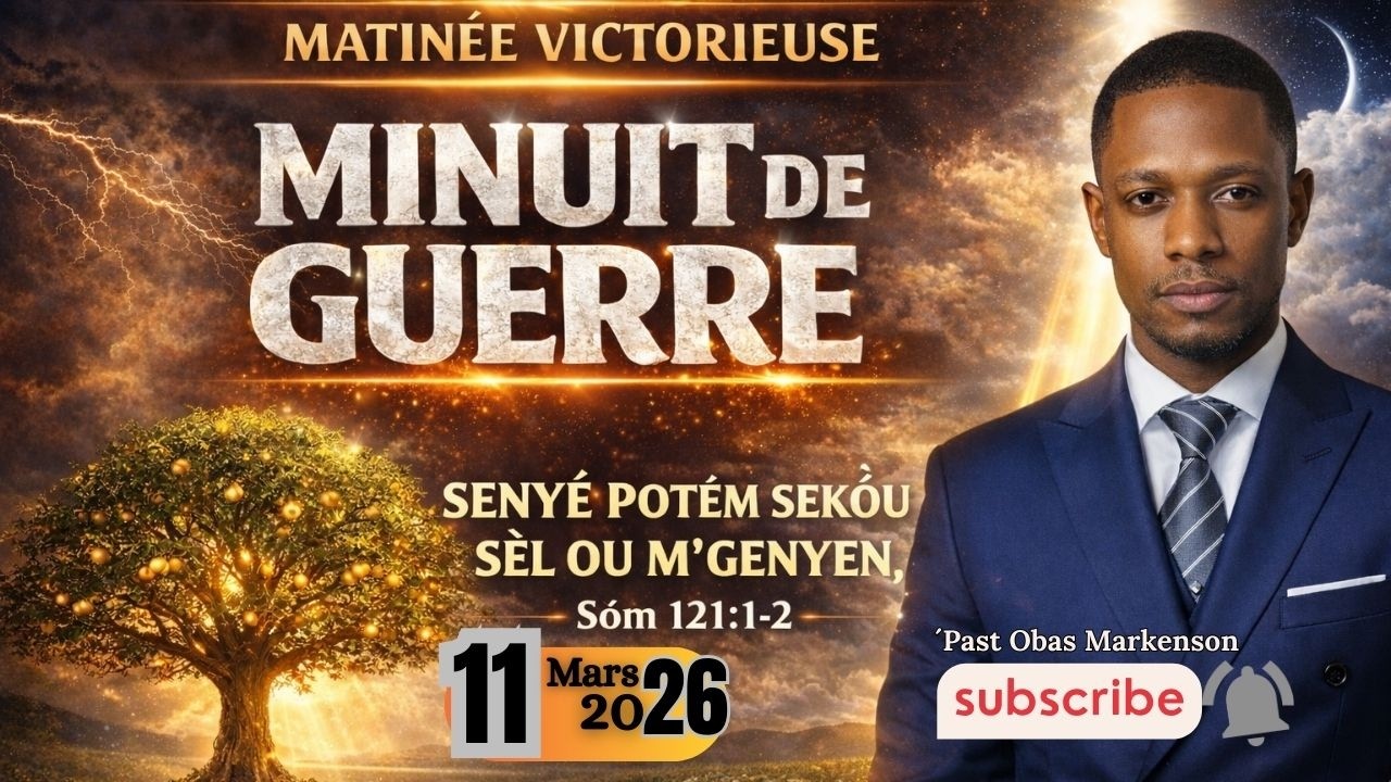 PRIYÈ DU SOIR /DE COMBAT SPIRITYÈL // /11-Mars-2026