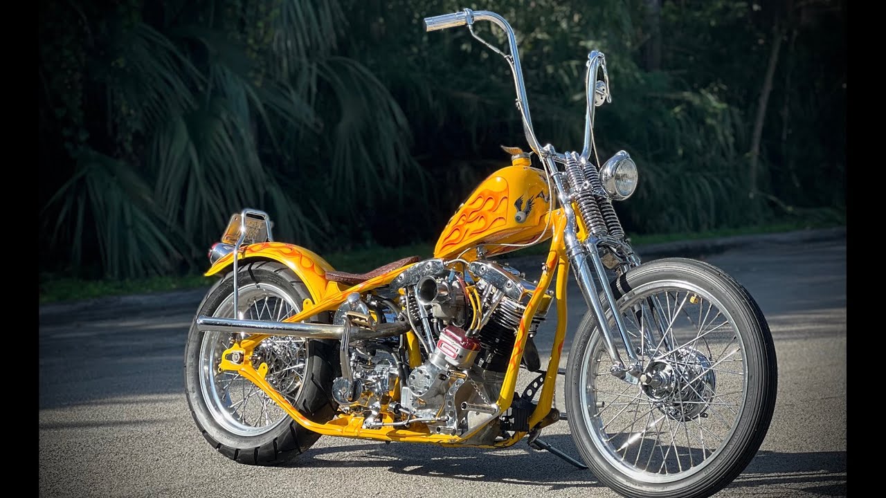Did I Just Wheelie The Best Chopper Ever?  C&L Hog Shop Harley Shovelhead Billy Lane HD Indian Larry