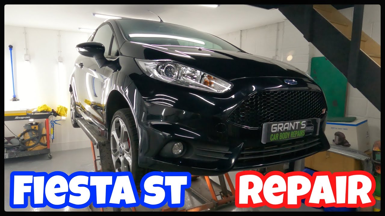 Ford Fiesta st rear quarter & bumper repair