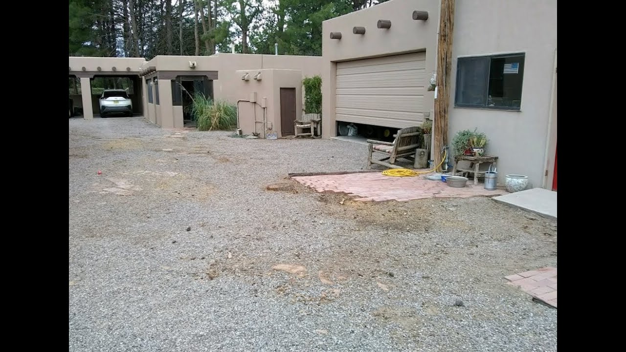 PAVER WALKWAY INSTALL!