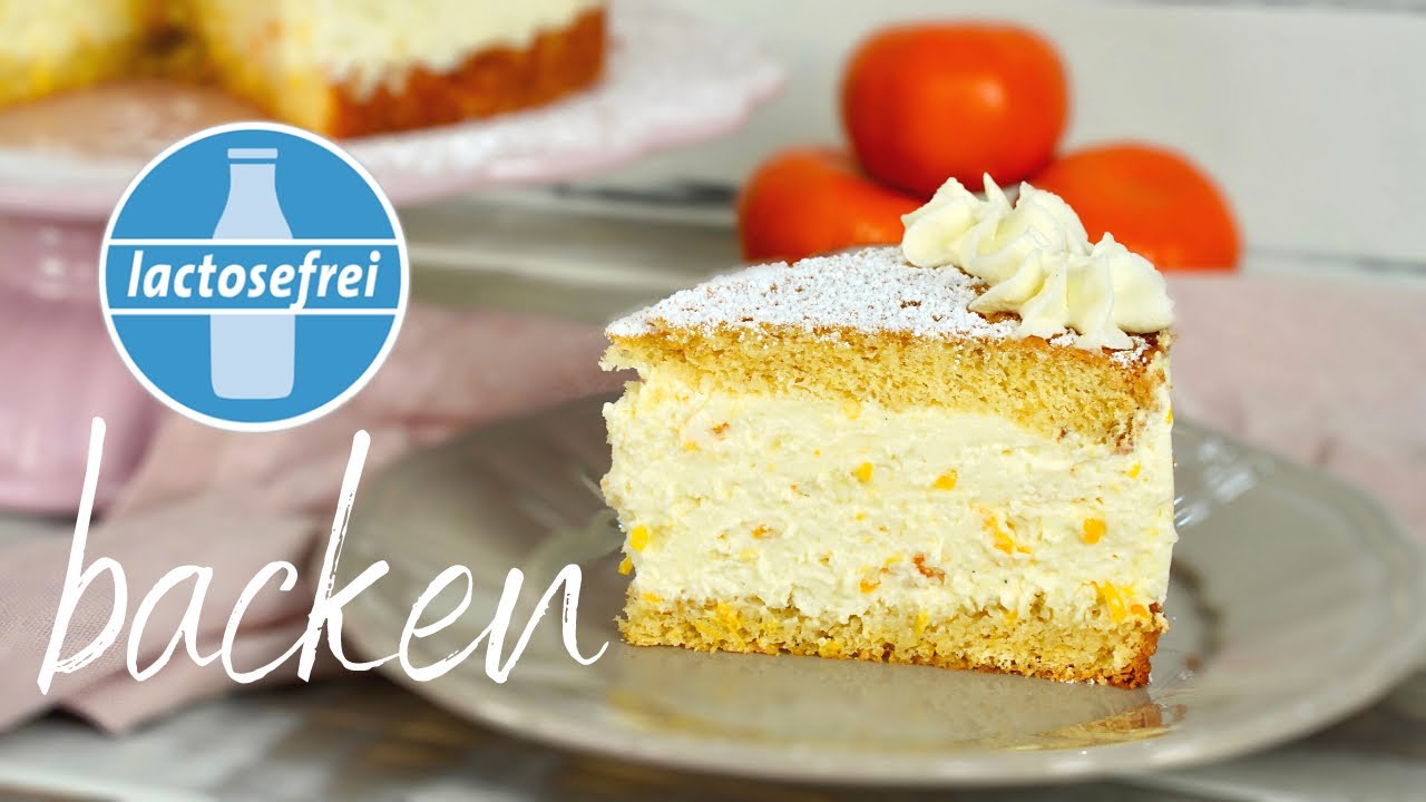 Käse-Sahnetorte / Sahnetorte mit Mandarinen - Laktosefrei Backen - Was beachten? Kikis Backschule