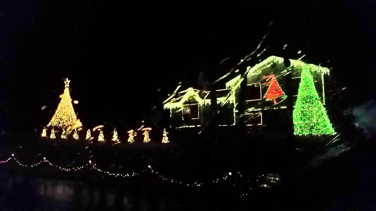 A beautiful Christmas lights show in Alabaster, Al