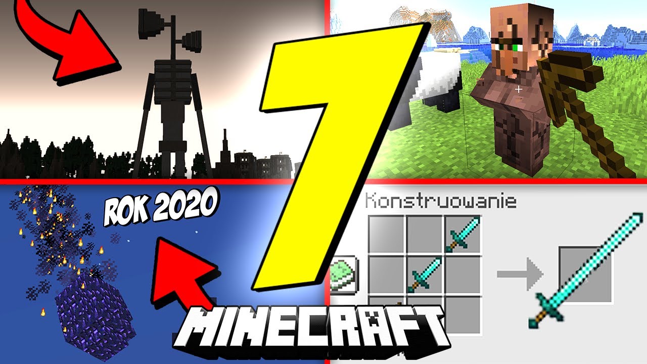 7 MODÓW KTÓRE ZNISZCZĄ CI GŁOWĘ w Minecraft!