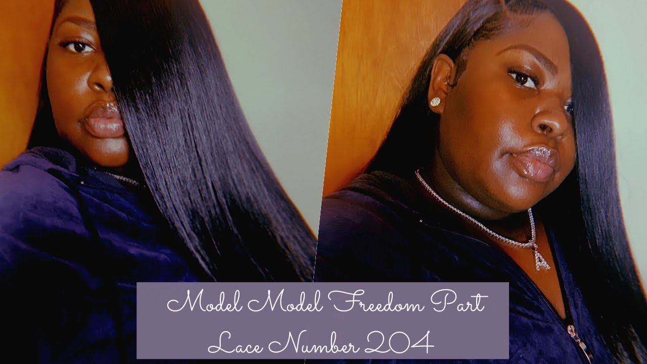 Quarantine & Slay | Bone Straight Hair Under $30 | Model Model Freedom Part Lace Number 204