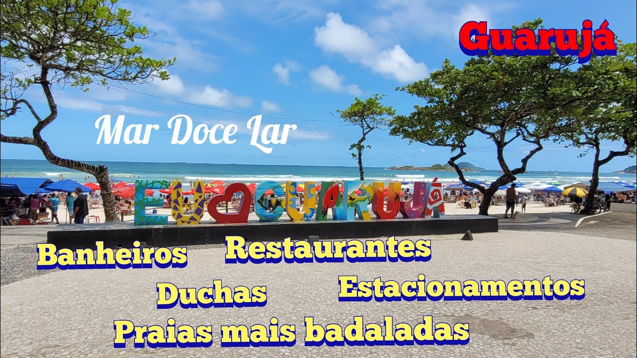 Me acompanhe em um passeio pelo Guarujá, (Passamos por 9 Praias ) + (Dicas Importantes )