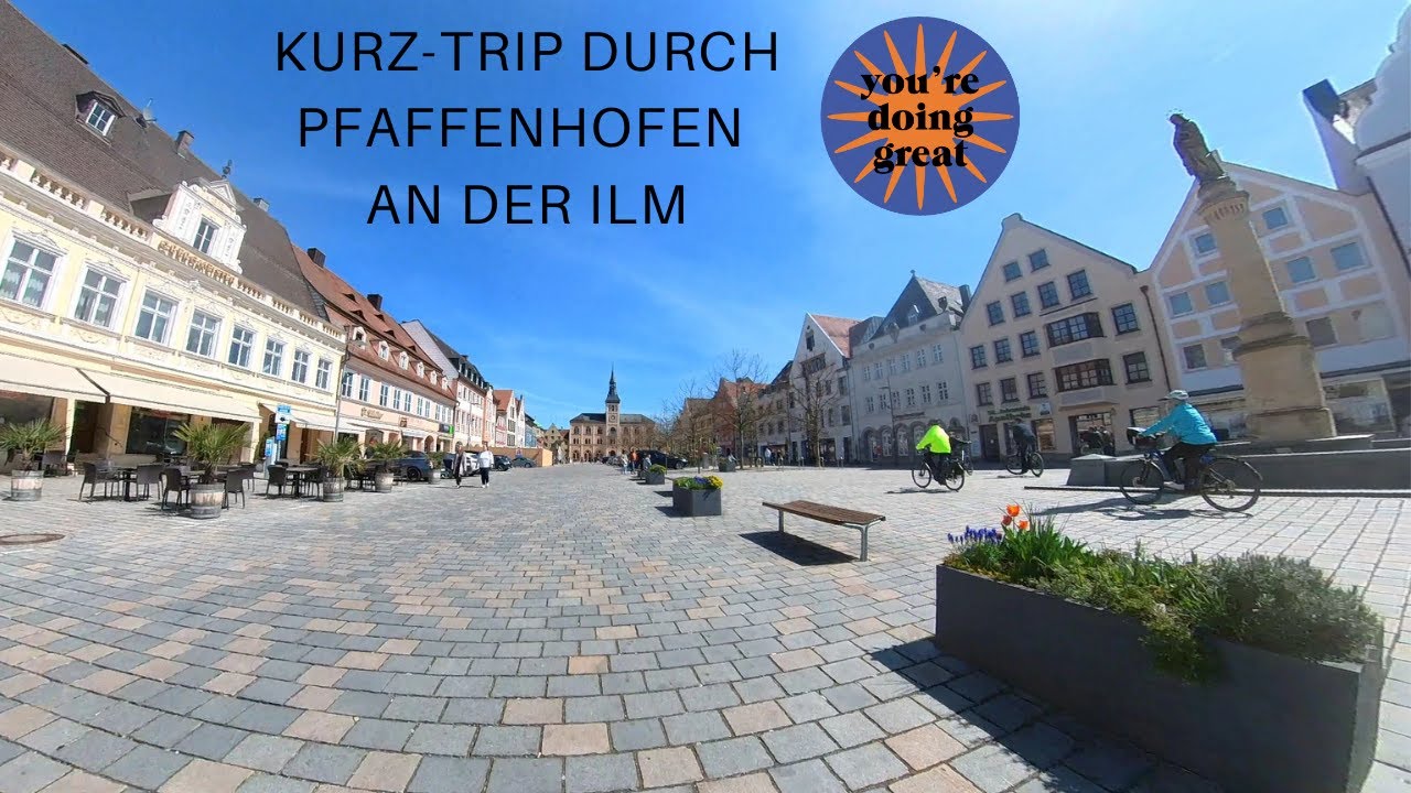 Schicke Rundfahrt durch Pfaffenhofen a.d. Ilm, Insta360 One X2