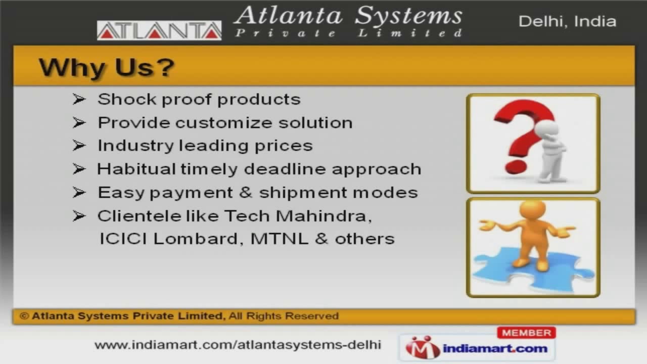 Security & Telecommunication Products by Atlanta Systems Private Limited, New Delhi