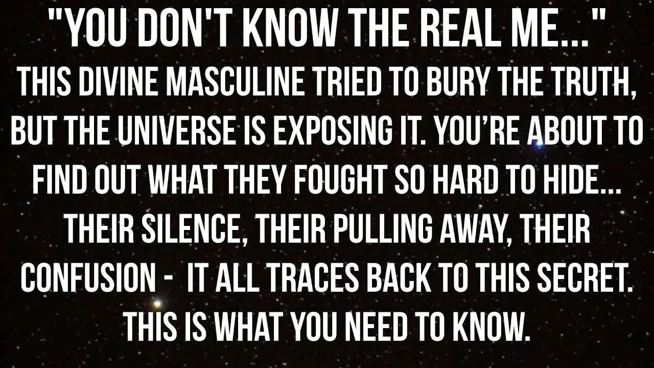 🤯  You Don’t Know the Real Me   What They Hid Is About to Be Exposed VERY Specific‼️