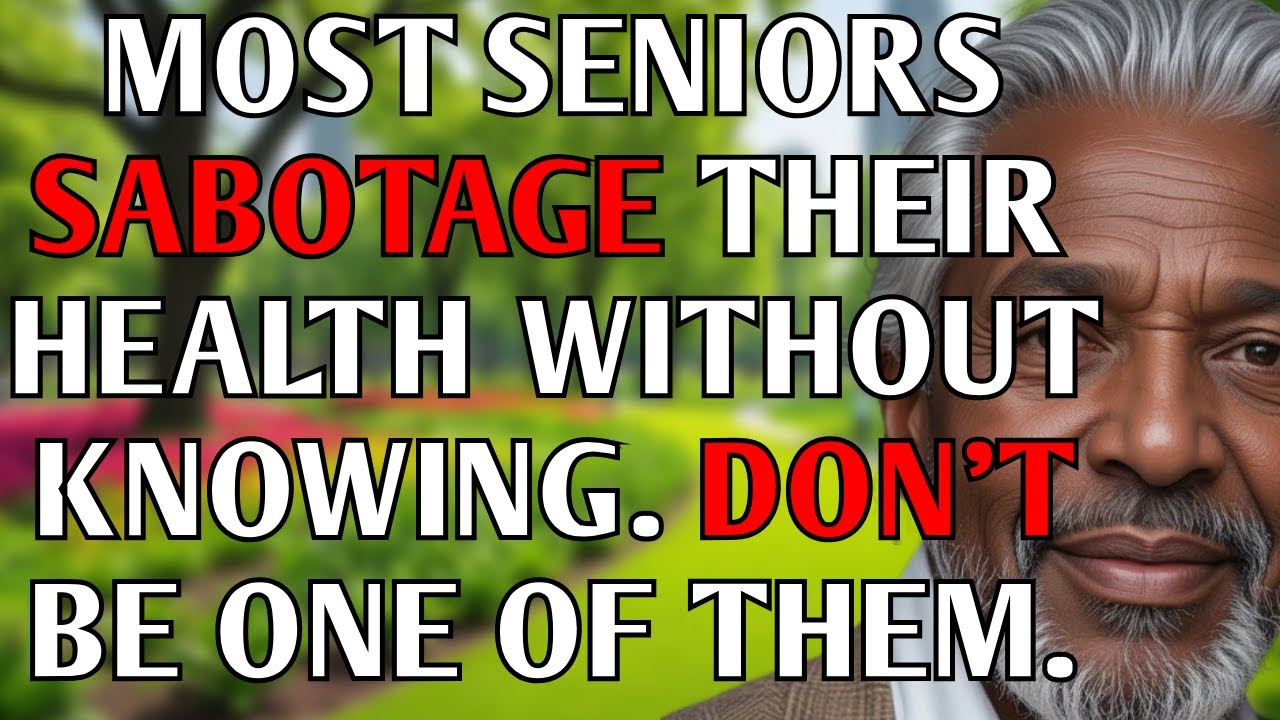 5 Signs You&rsquo;re Secretly Sabotaging Your Health After 65 and How to Stop Today #elderlywisdom