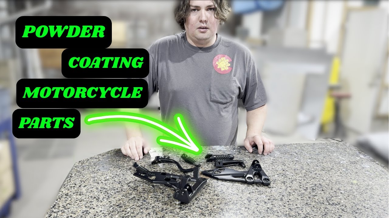 Powder Coating Motorcycle Parts