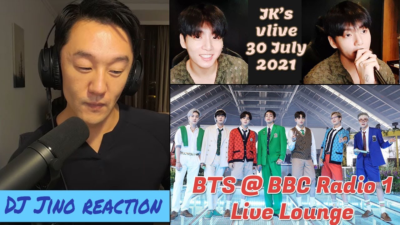 DJ REACTION to KPOP - BTS at BBC LIVE LOUNGE & JUNGKOOK VLIVE