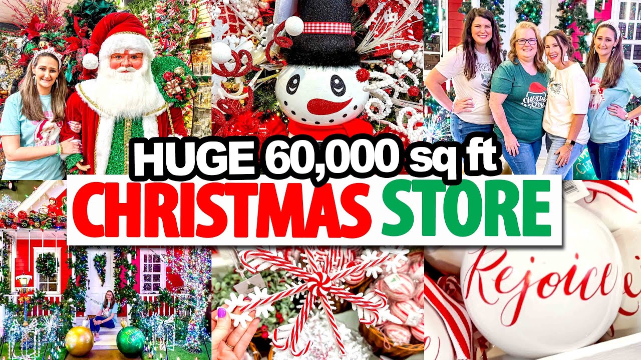 🎄СЮРПРИЗЫ ПОВСЮДУ! Заходим в САМЫЙ БОЛЬШОЙ рождественский магазин! Рождество 2024