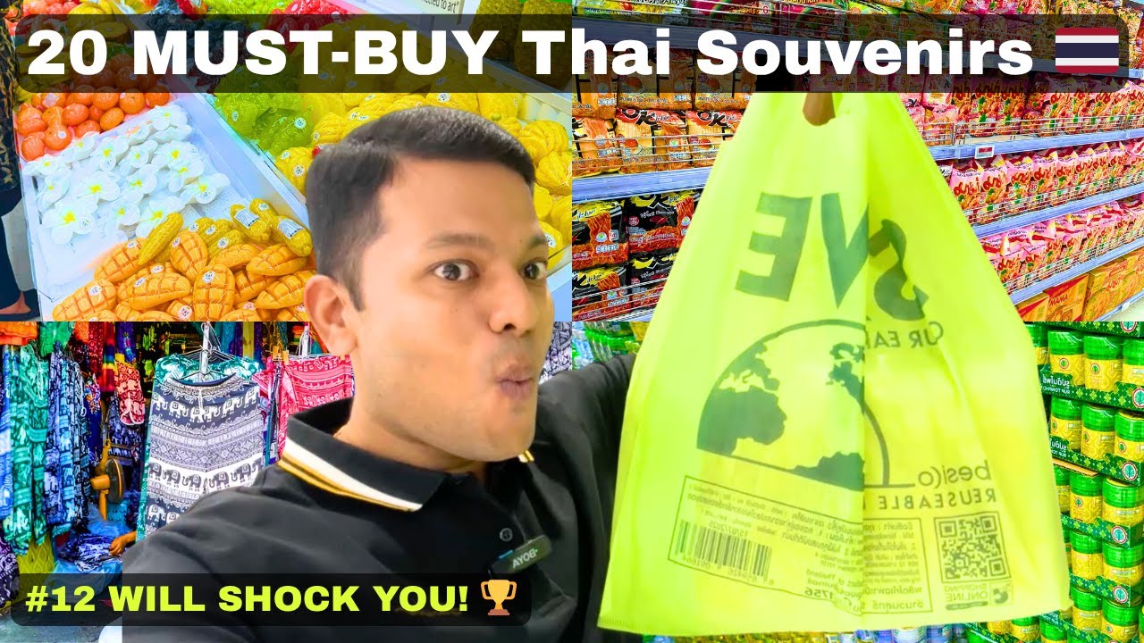Не уезжайте из Таиланда без этого! 🇹🇭 20 лучших сувениров и закусок | Полное руководство