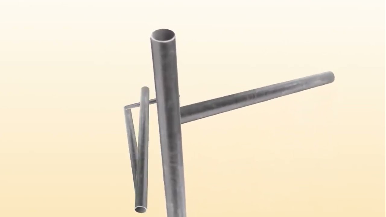 Metal pipe dances to doodle song