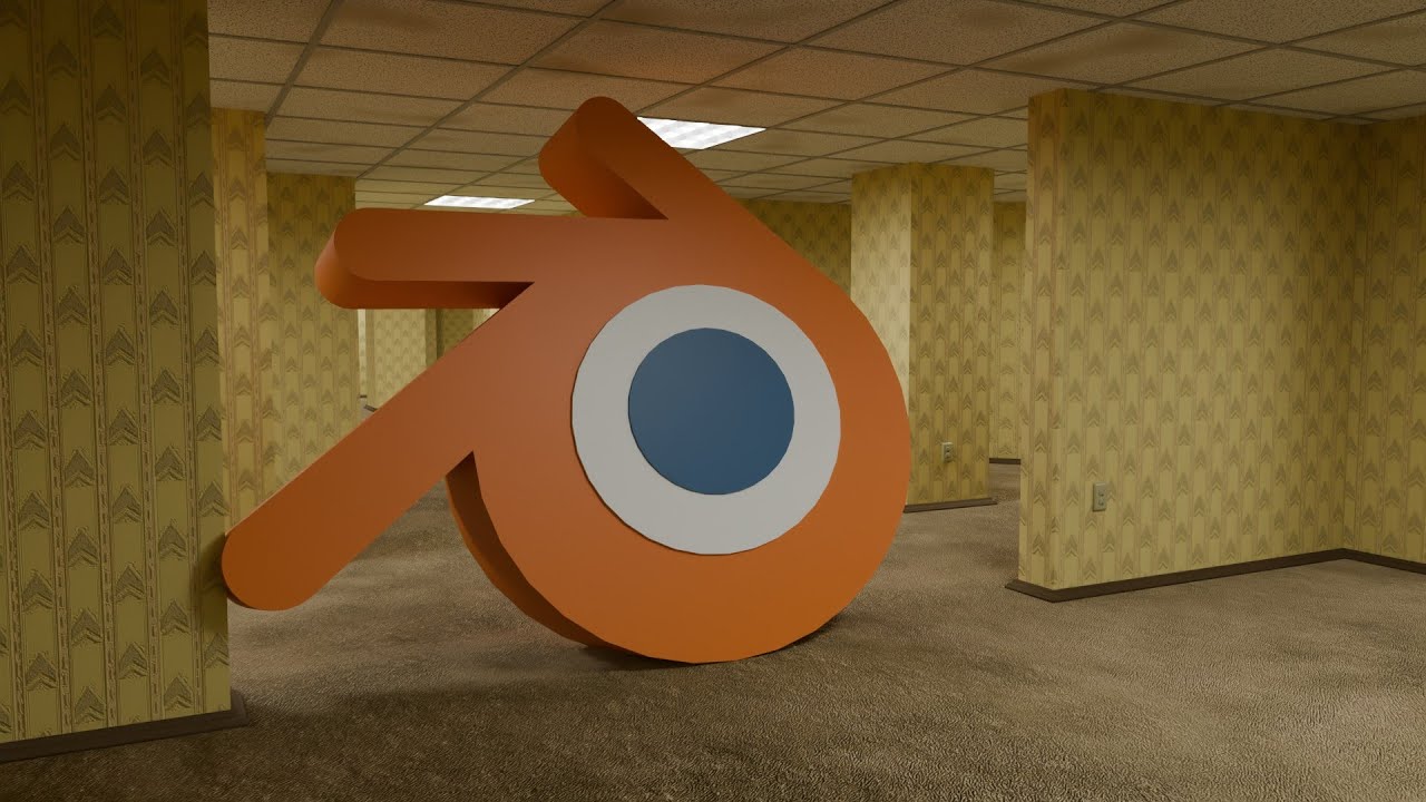 Как создать Backrooms в Blender - Туториал