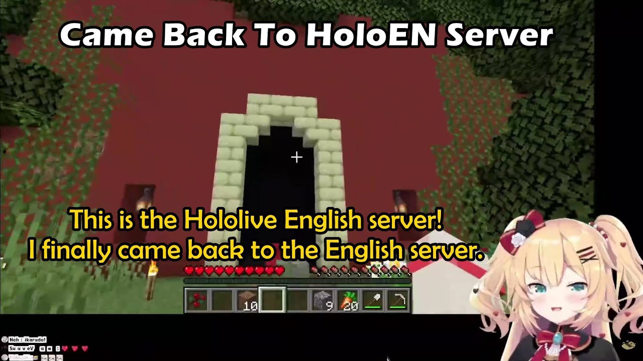 Haachama's Reaction When Back To HoloEN Server Through The New Portal【Hololive Eng Sub】
