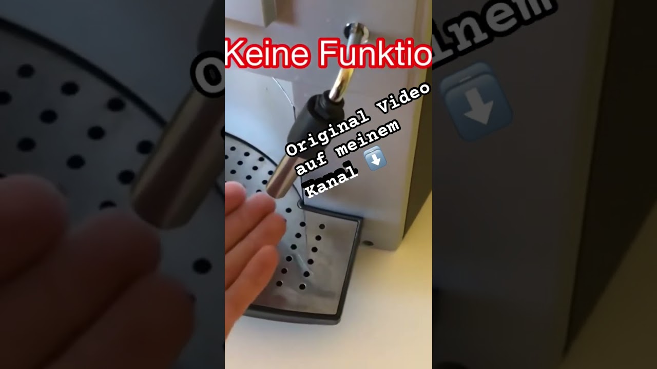 Jura Kaffeevolautomat Dampfdüse defekt