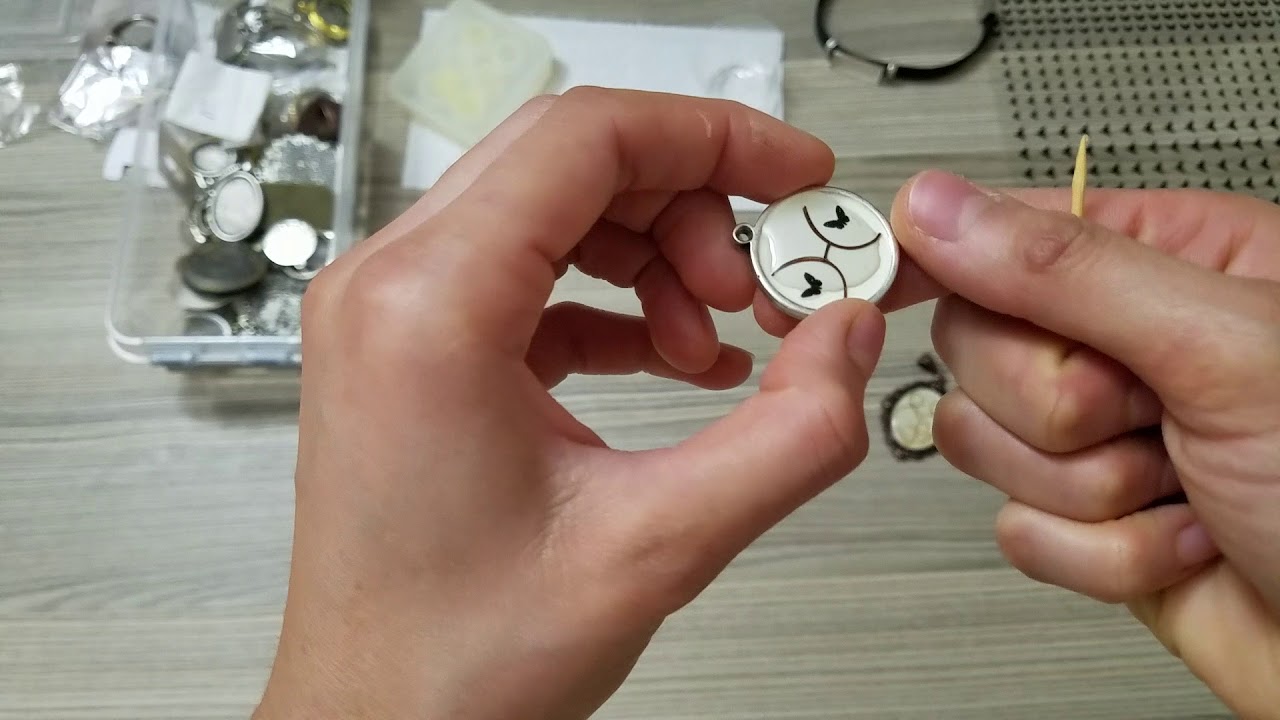 EPOKSİ RECİNE KOLYE BEBEK SACİ KOLYE YAPIMI PART 2