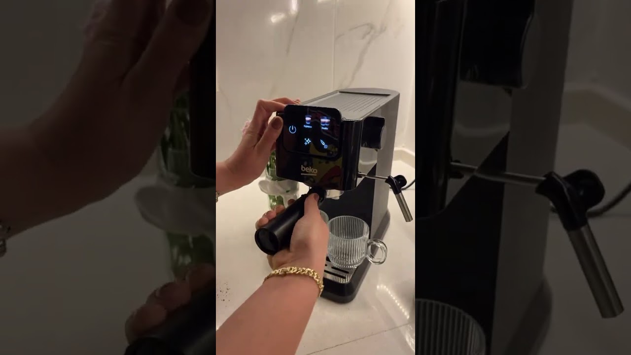 Beko Cep 5302 B Yarı Otomatik Espresso kullanımı #beko #espresso #reklam #latte #ar&ccedil;elik #grundig