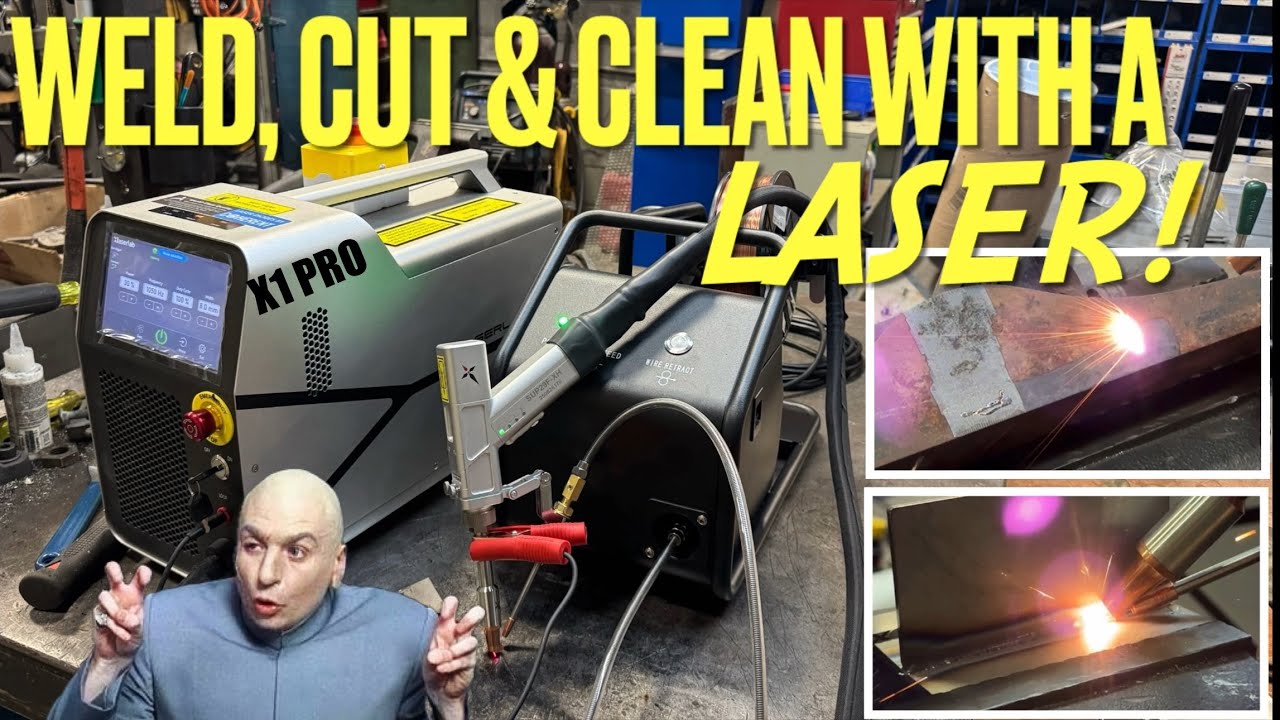X1 Pro Laser — сварочный аппарат, резак и очиститель от XlaserLab