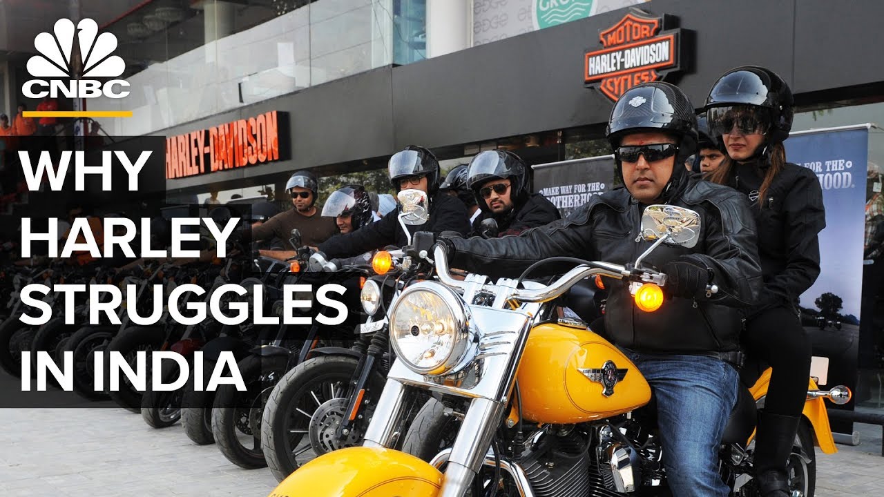 Почему Harley-Davidson испытывает трудности в Индии