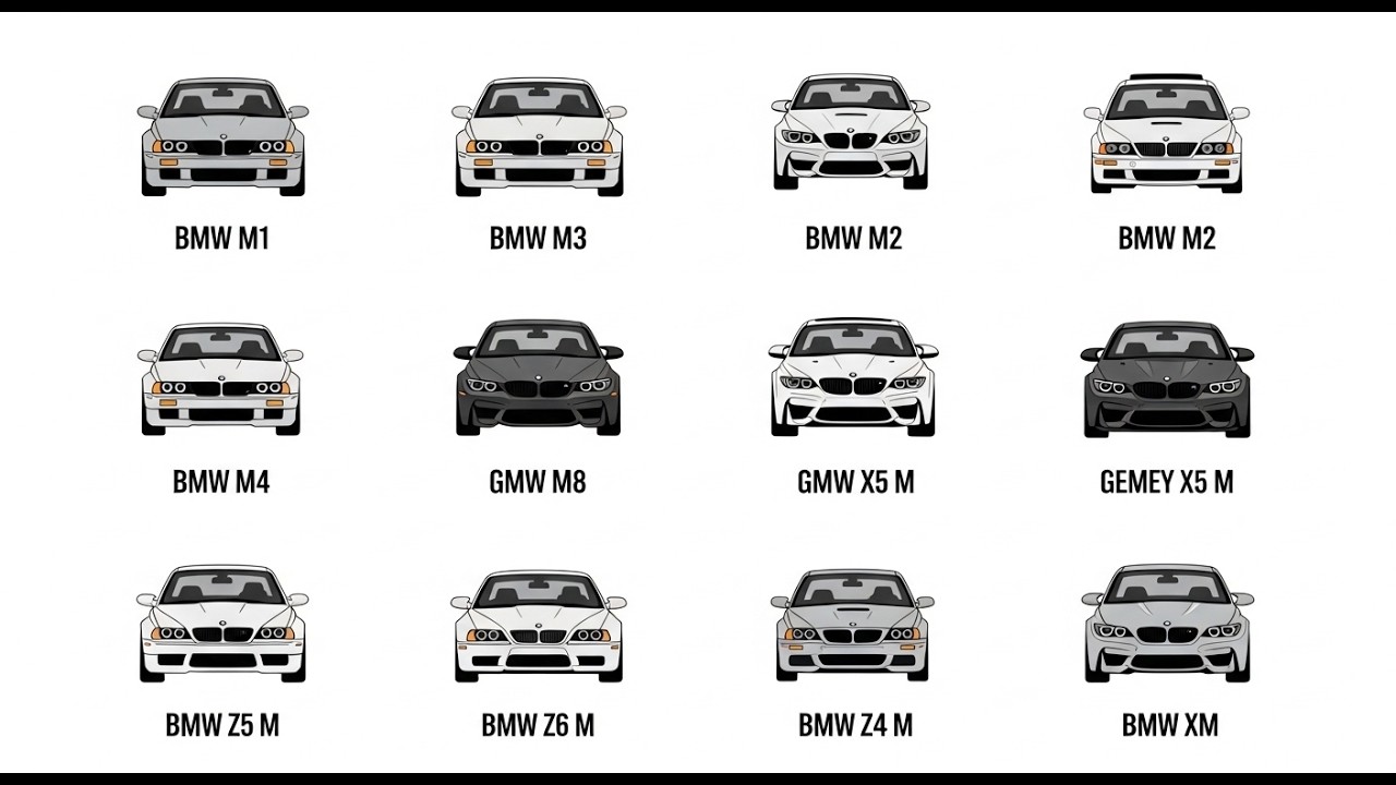 From M1 to XM Every BMW M Car Explained in 8 Minutes!