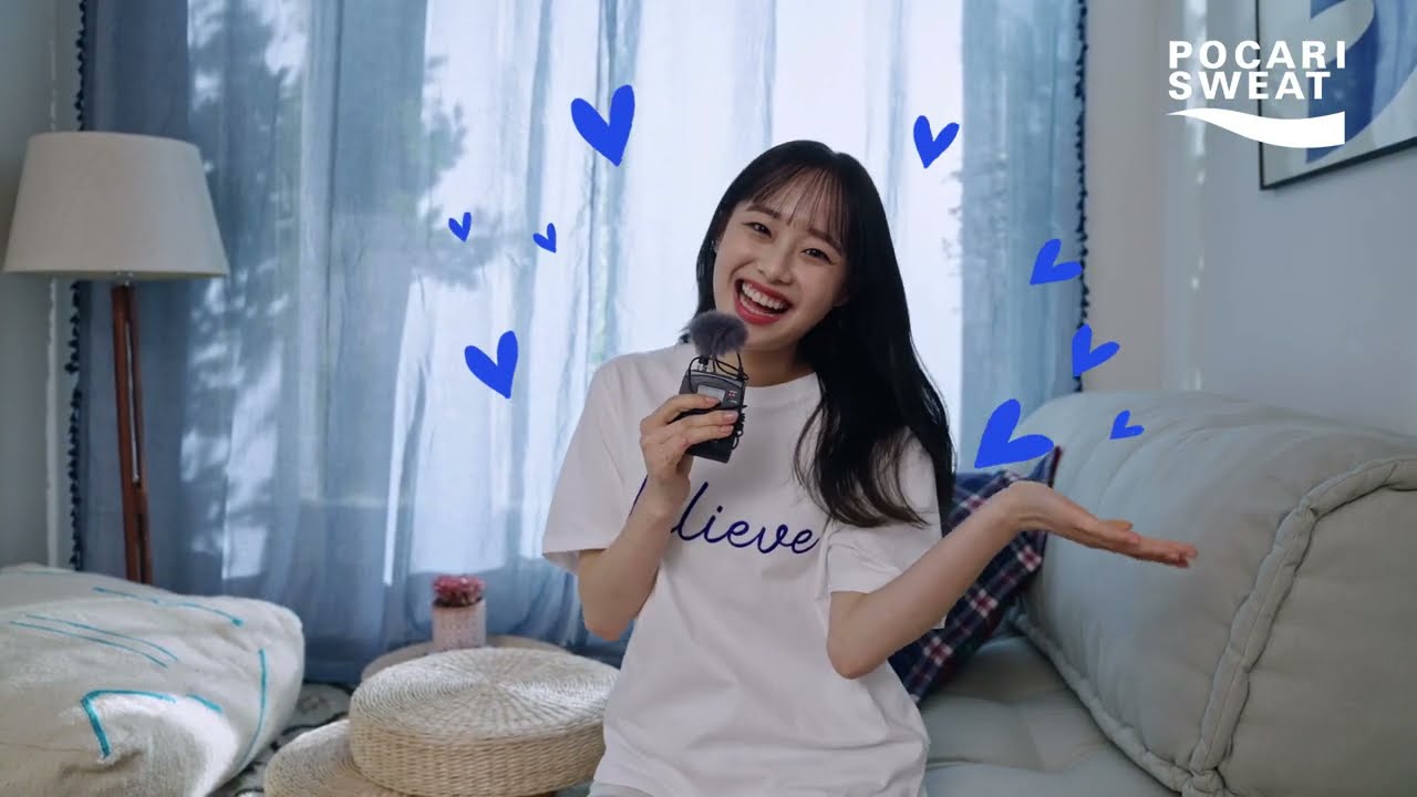 2021 포카리스웨트  Let's sweat, Be Happy! _이달의 소녀 츄 TVCF 메이킹 영상