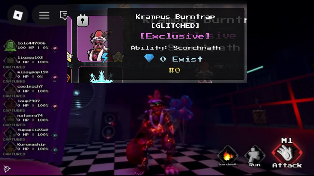 PLAYING AS GLITCHED KRAMPUS BURNTRAP?!