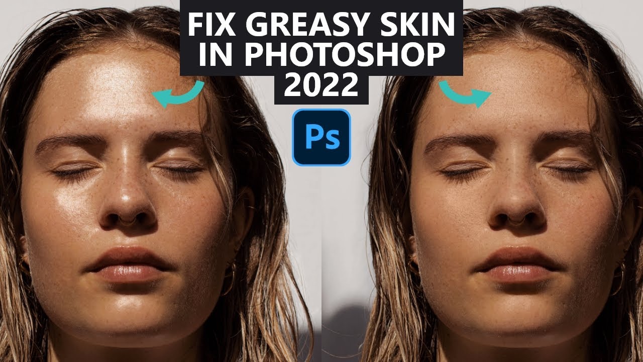 Как убрать жирный/блестящий блеск кожи в Photoshop: простой урок