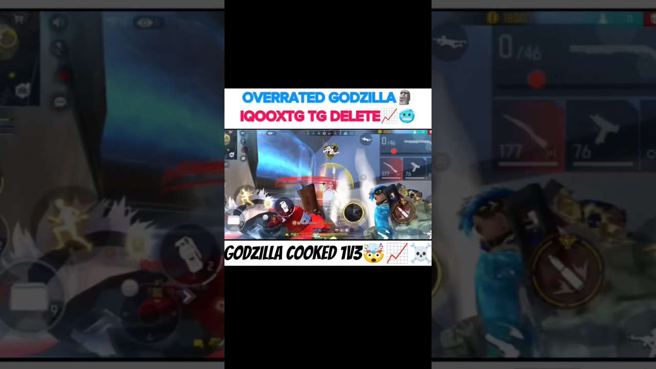 GODZILLA DOWNFALL🥶 SOMEONE PRIME☠️🗿📈 @tgdelete25 COOKED 1V3🥶🖤🖤 #tg #tgdelete