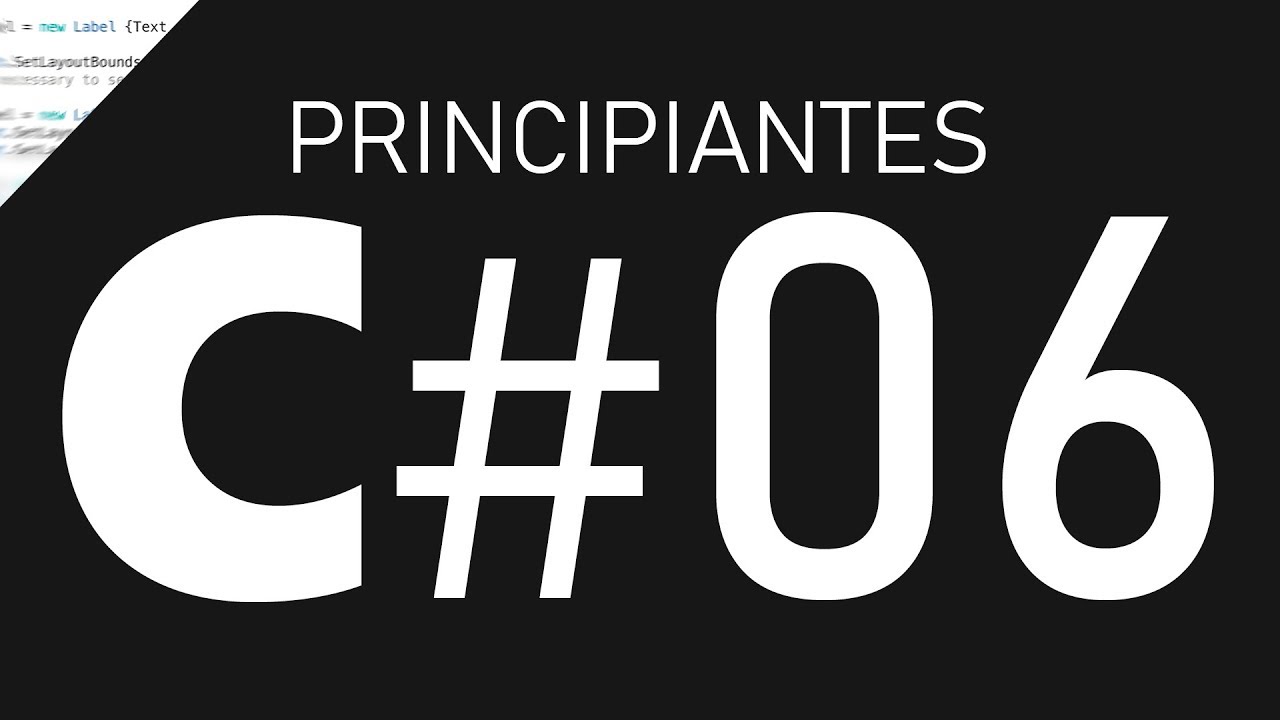 C# Principiantes | #6 - Switch, case, break, default, selección condicional